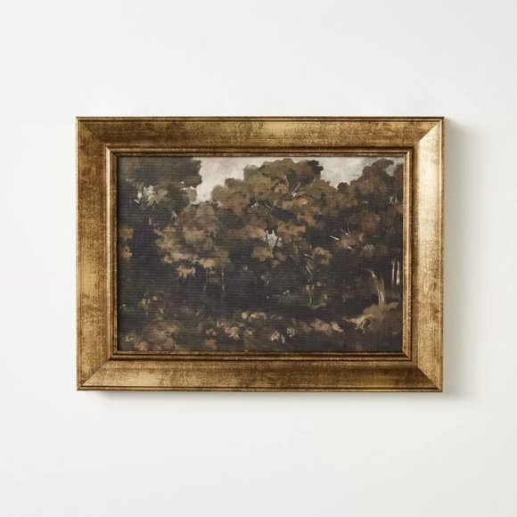 TARGET STUDIO MCGEE MOODY TREES FRAME WALL CANVAS - Picture 2 of 4